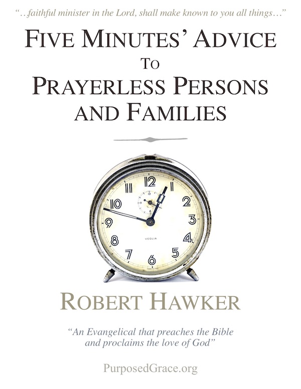 Five Minutes Advice by Robert Hawker cover